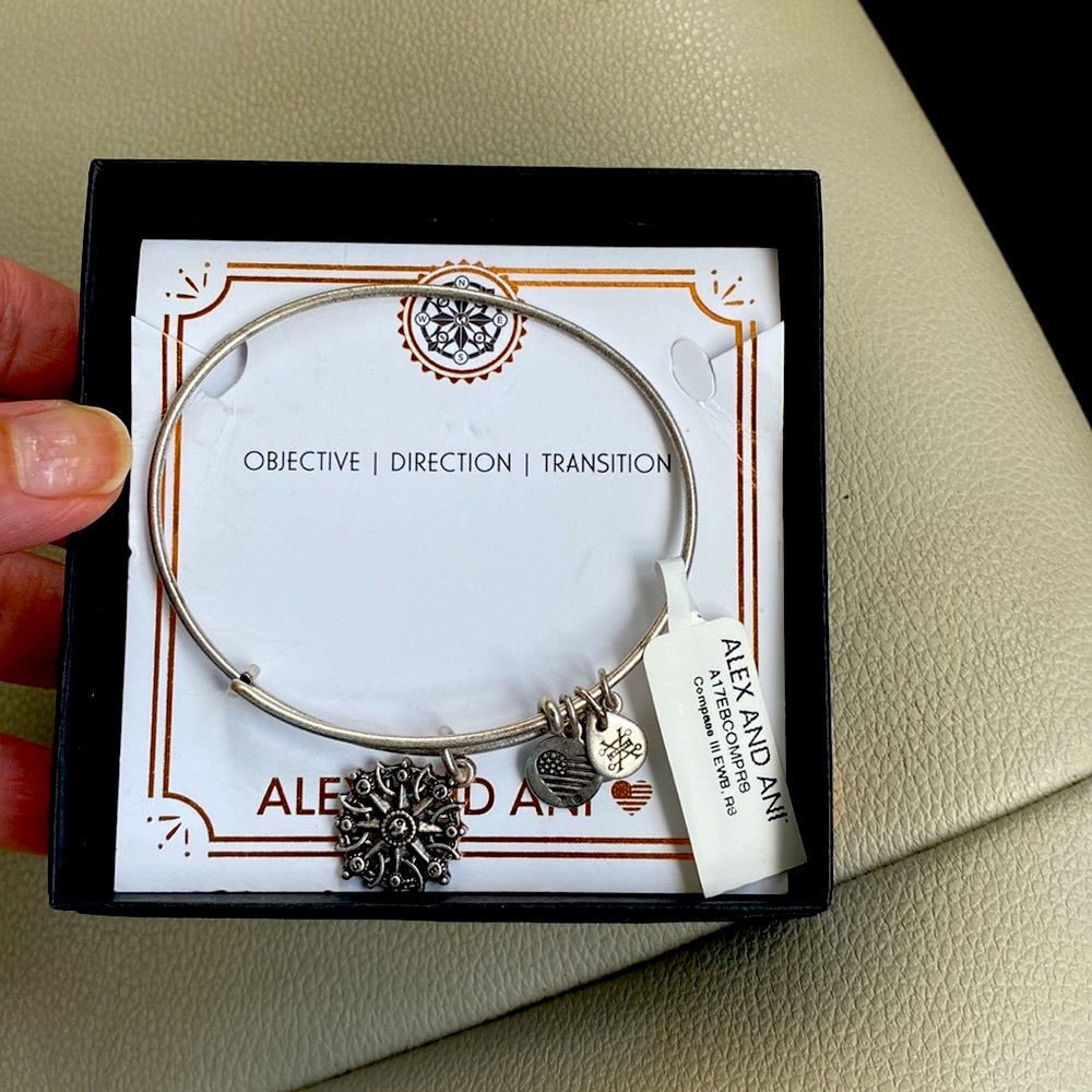 NWT Alex and Ani Compass Bracelet. New with tags and box